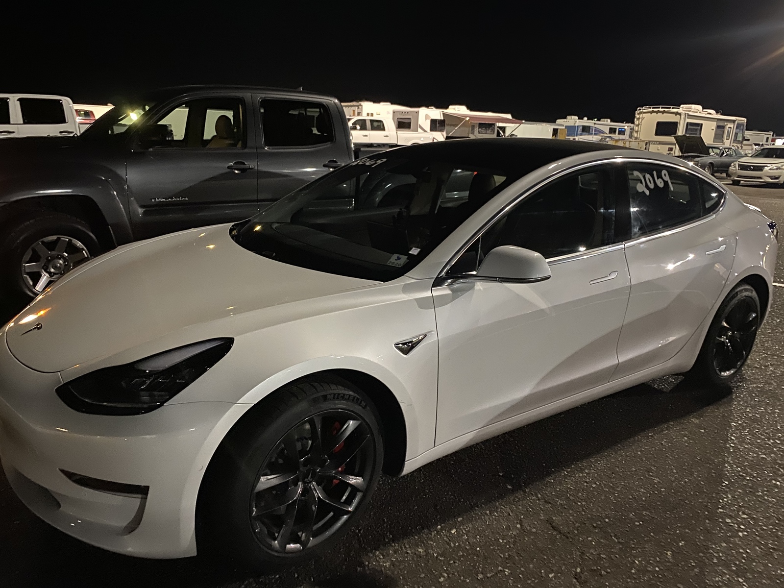 Tesla Model 3 White Wallpapers