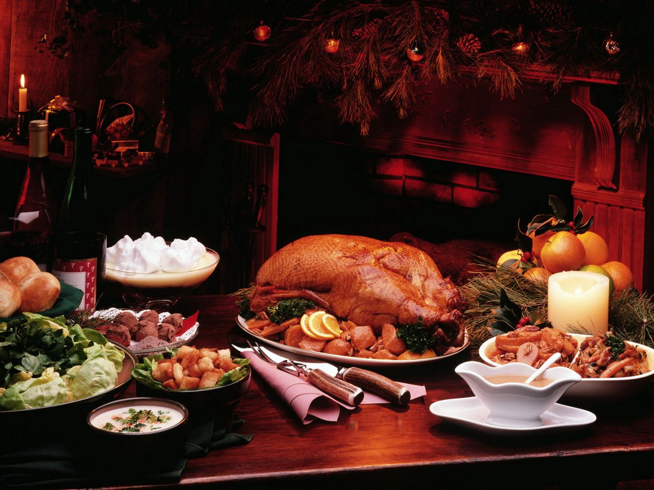 Thanksgiving Turkey Dinner Wallpapers