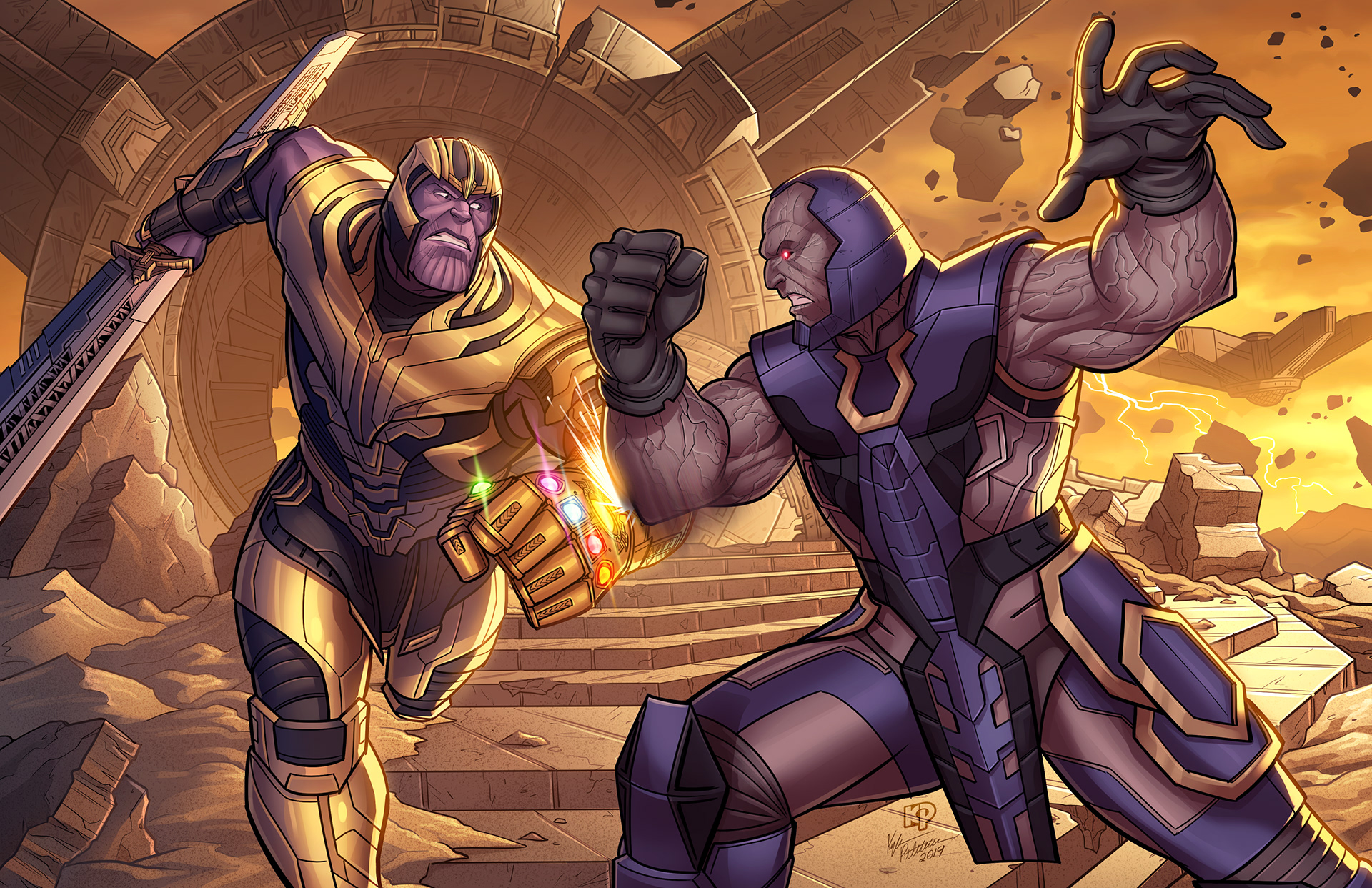 Thanos Darkseid Wallpapers