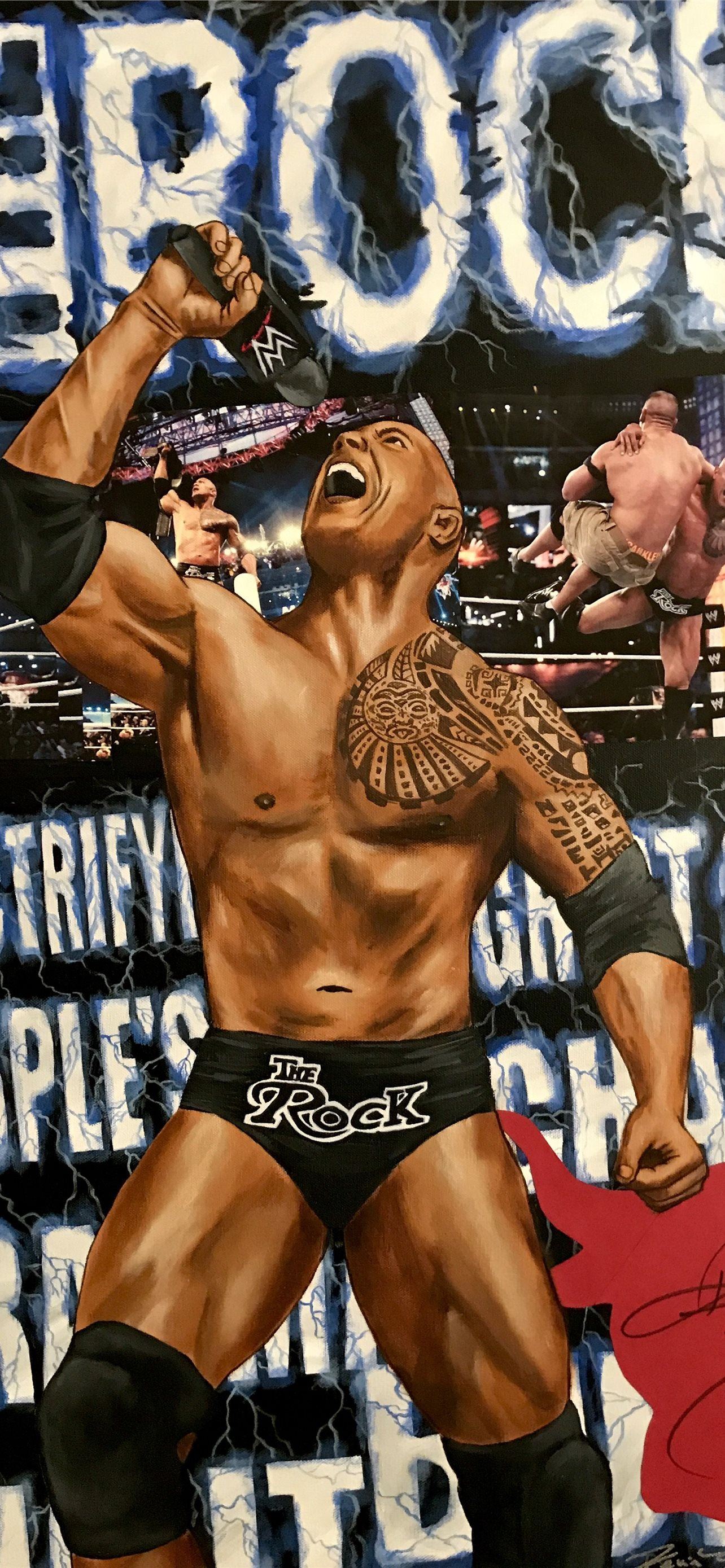 The Rock Wwe Wallpapers