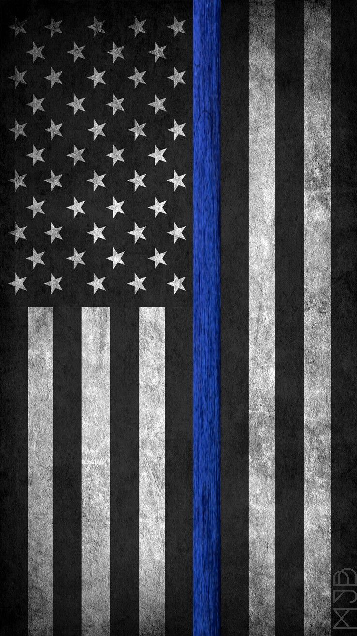 Thin Blue Line American Flag Wallpapers