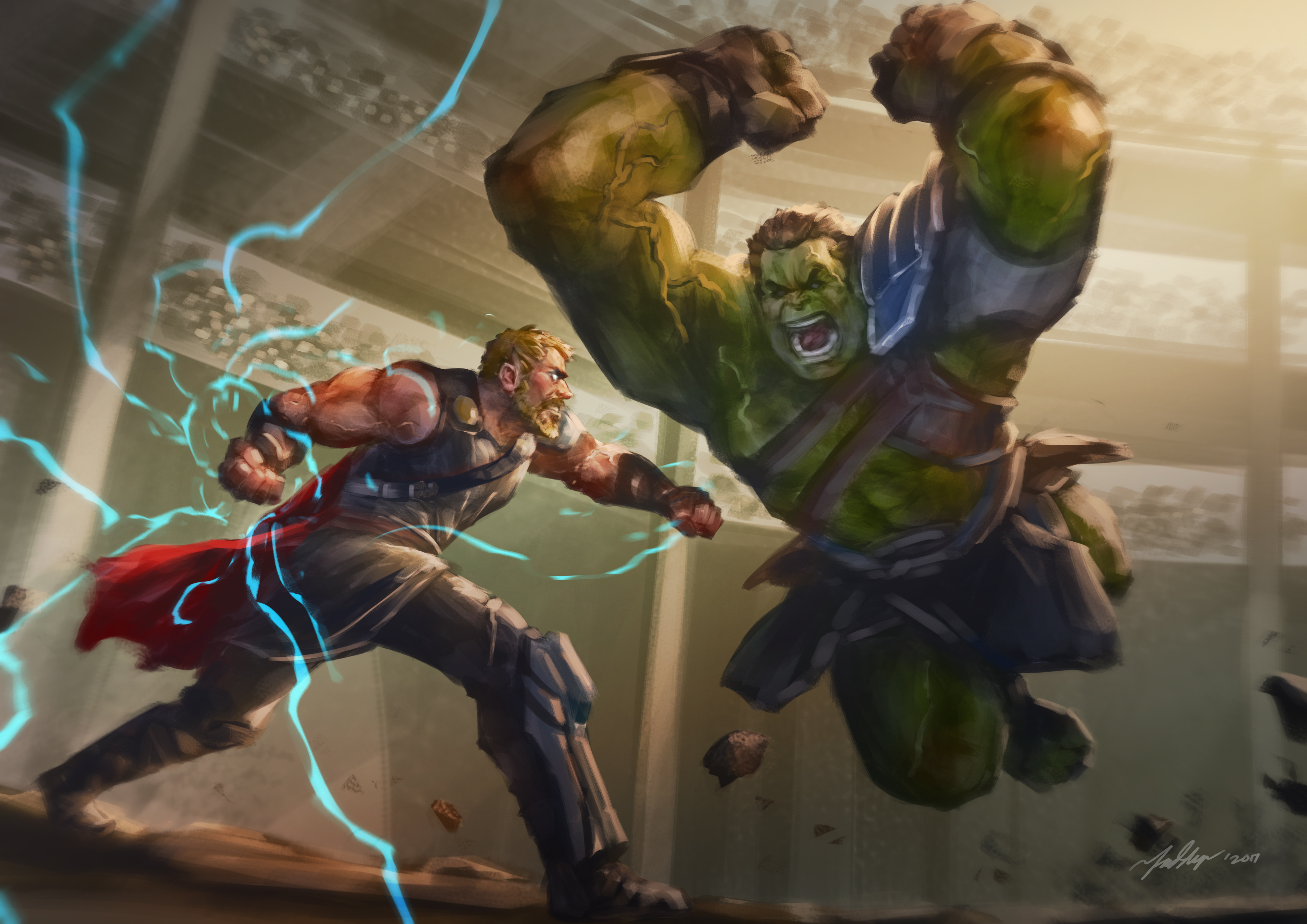 Thing Vs Hulk Wallpapers