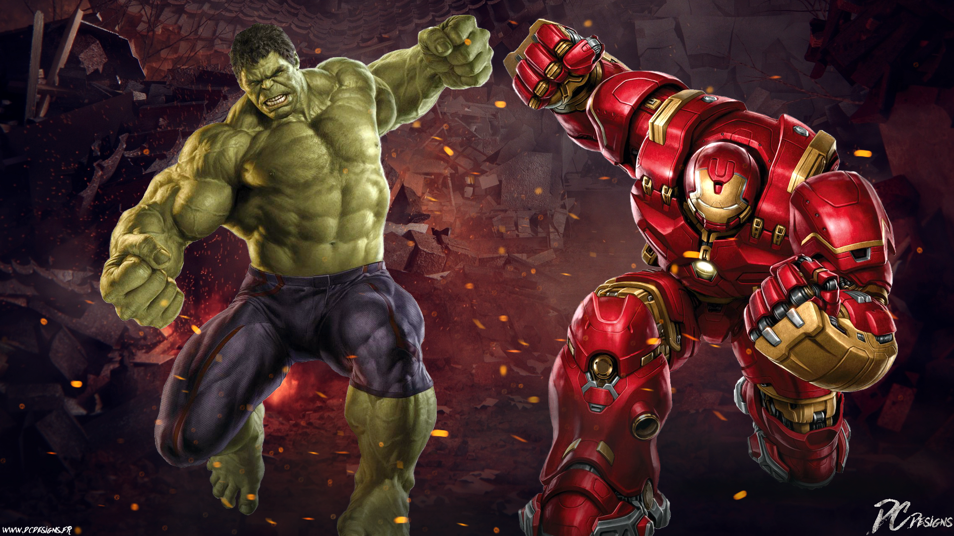 Thing Vs Hulk Wallpapers