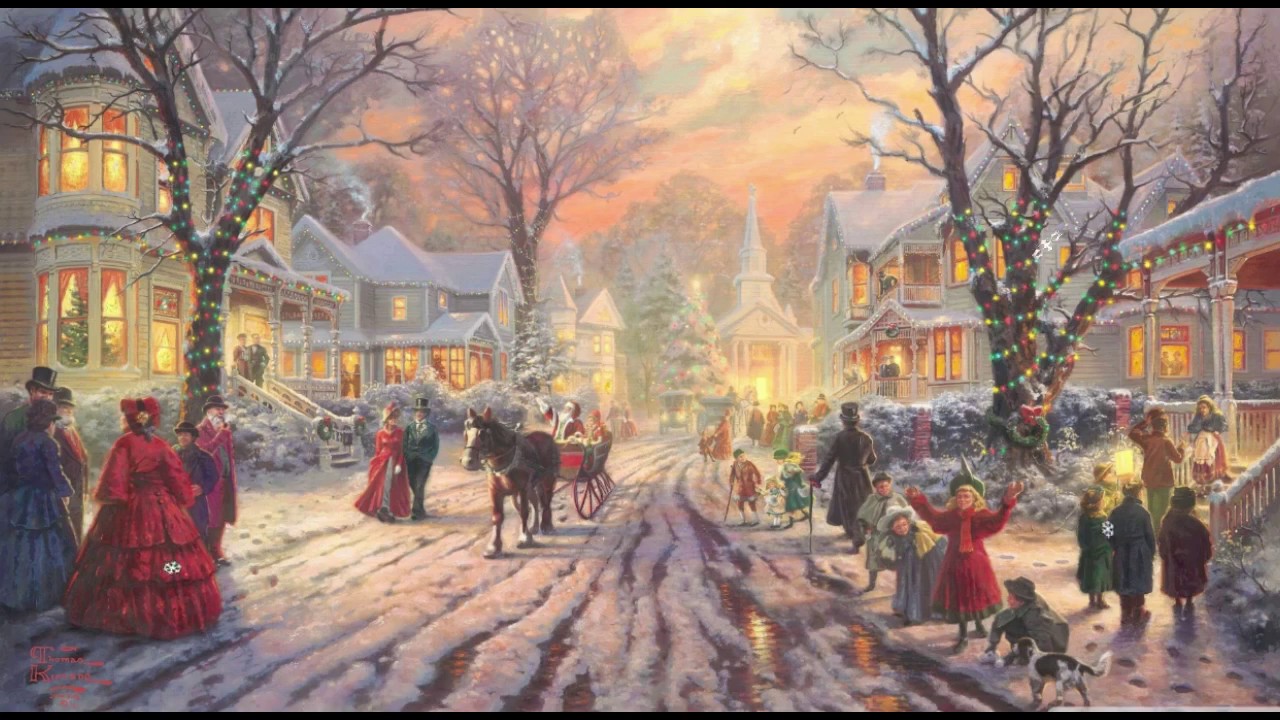 Thomas Kinkade Christmas Wallpapers