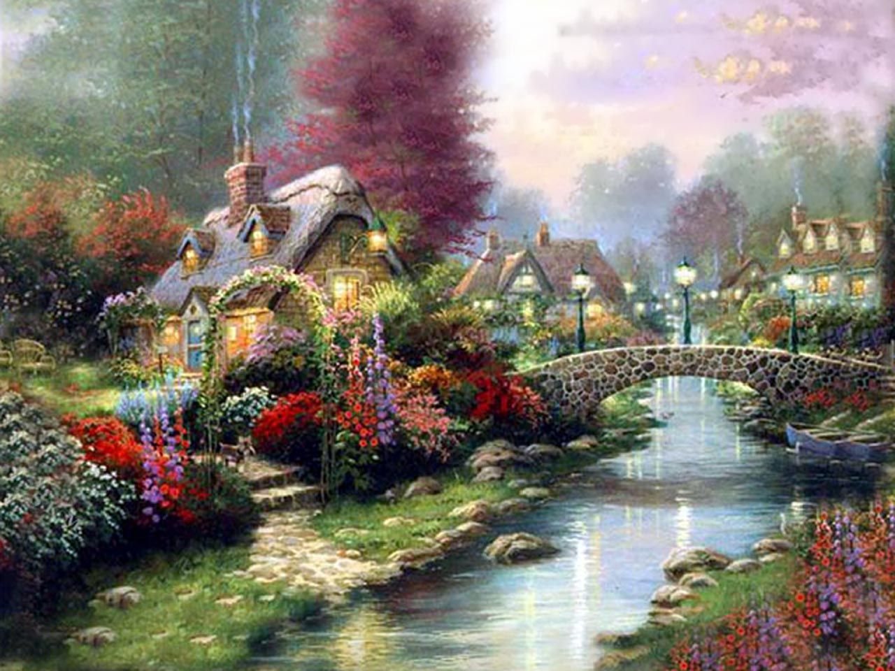 Thomas Kinkade For Phone Wallpapers