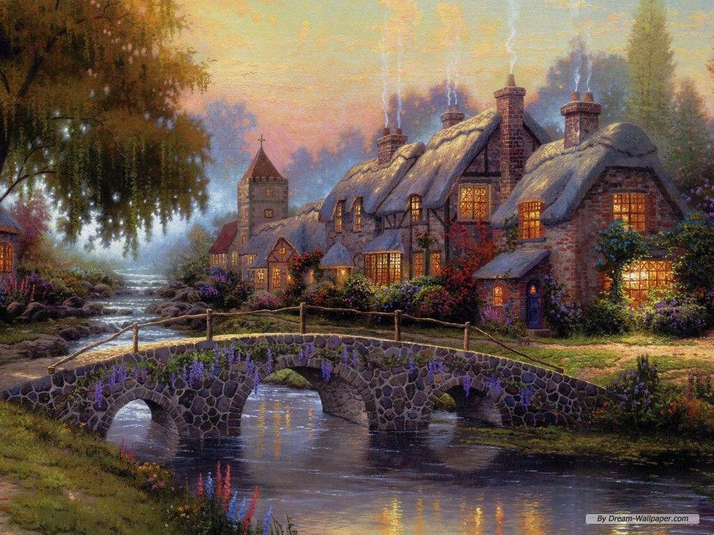 Thomas Kinkade For Phone Wallpapers