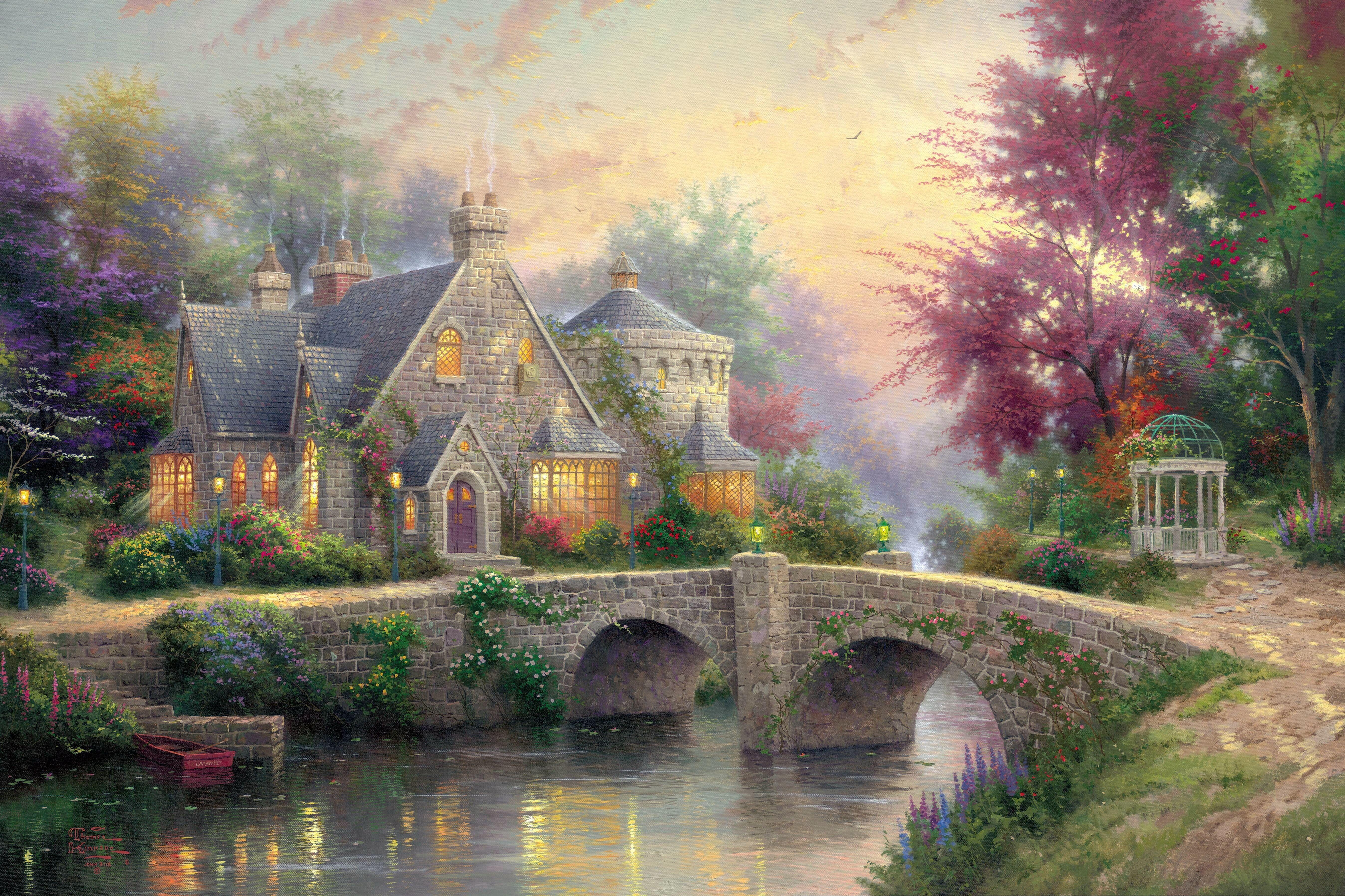 Thomas Kinkade For Phone Wallpapers