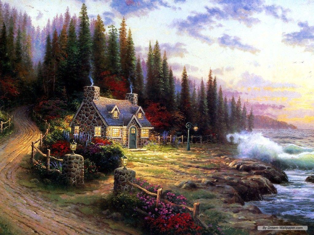 Thomas Kinkade For Phone Wallpapers