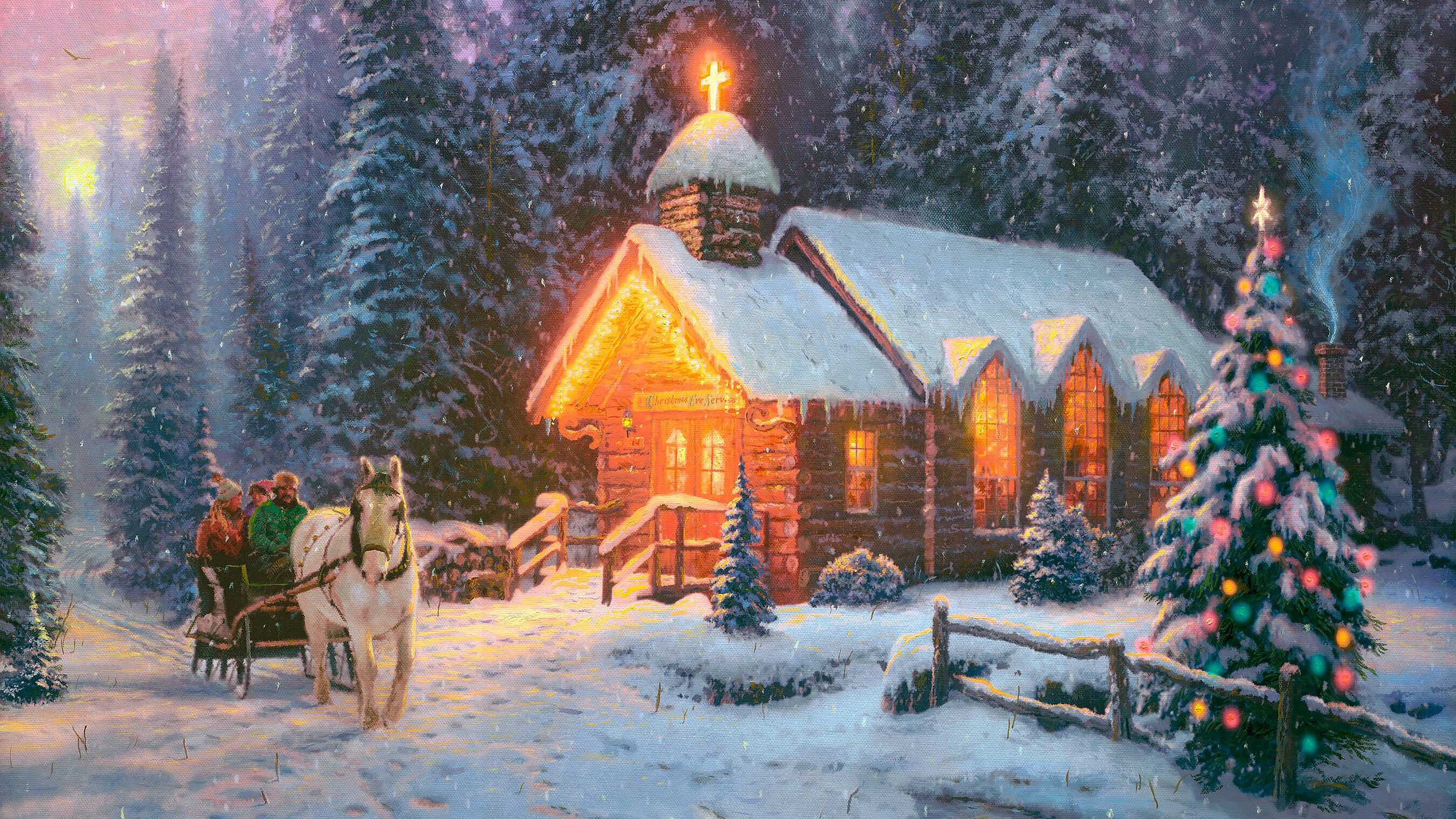 Thomas Kinkade Winter Wallpapers