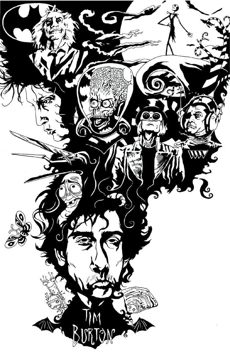 Tim Burton Art Wallpapers