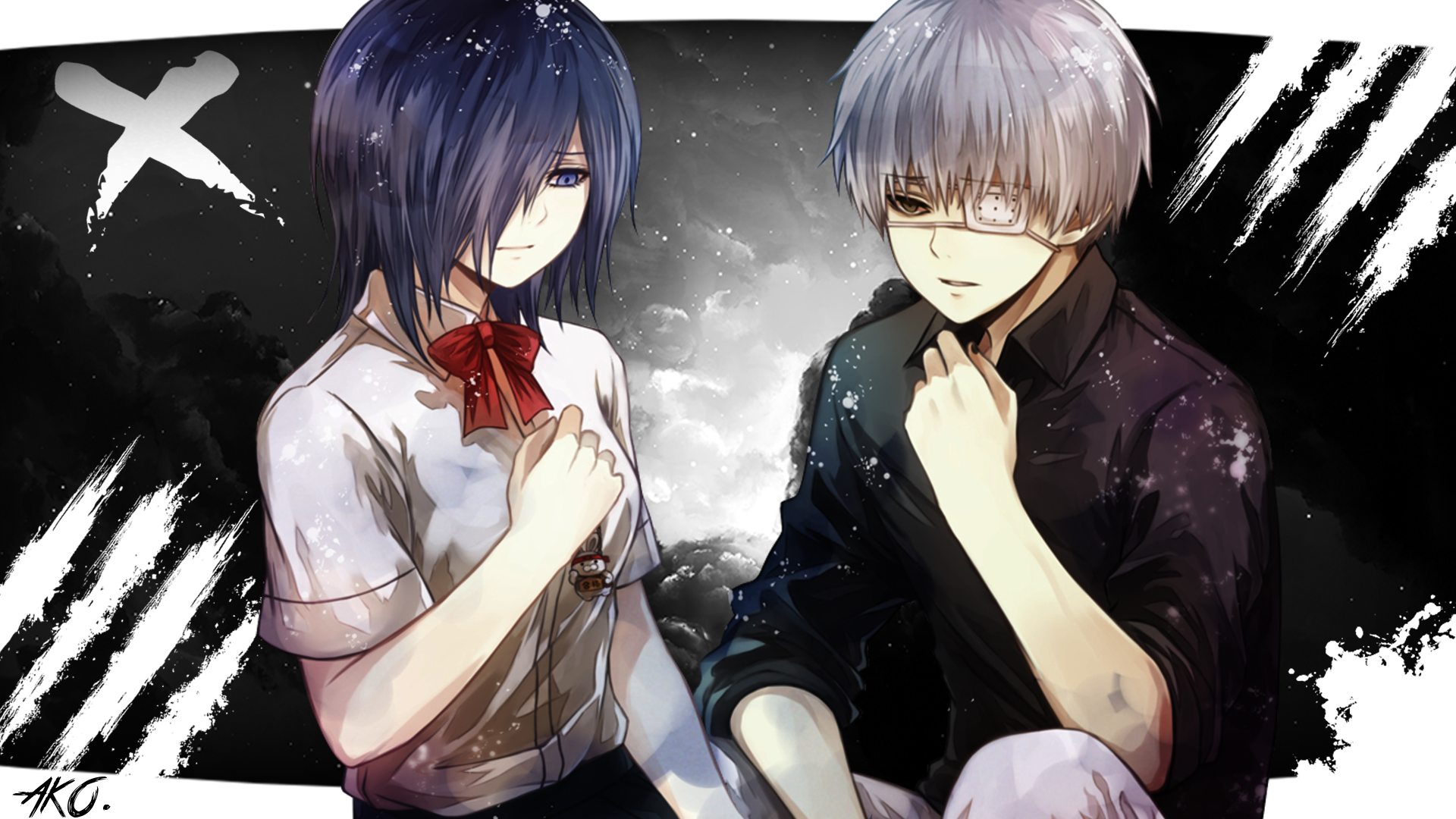 Tokyo Ghoul Kaneki And Touka Wallpapers