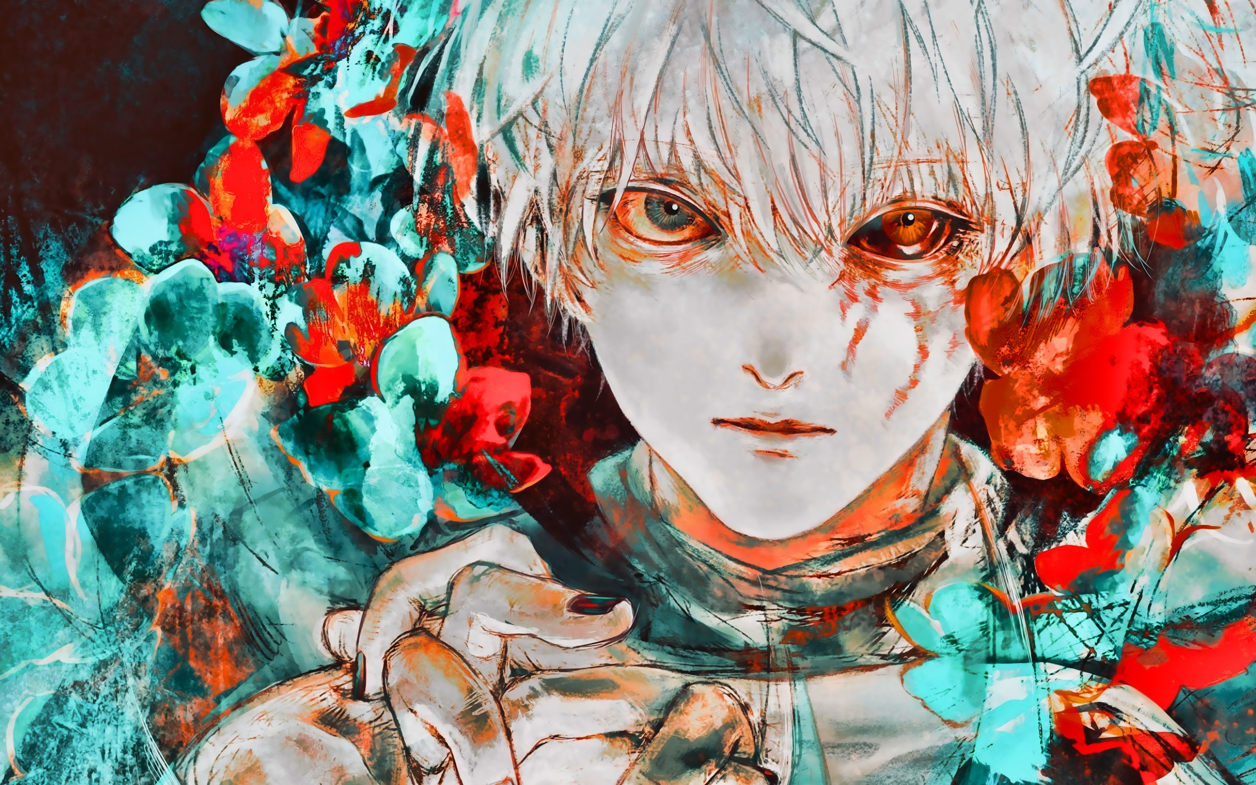 Tokyo Ghoul Watercolor Wallpapers