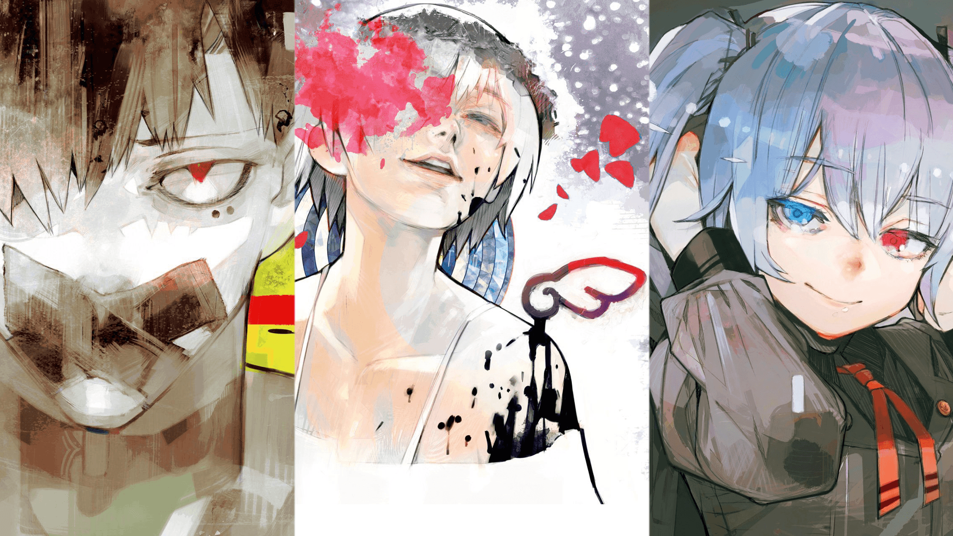 Tokyo Ghoul Watercolor Wallpapers