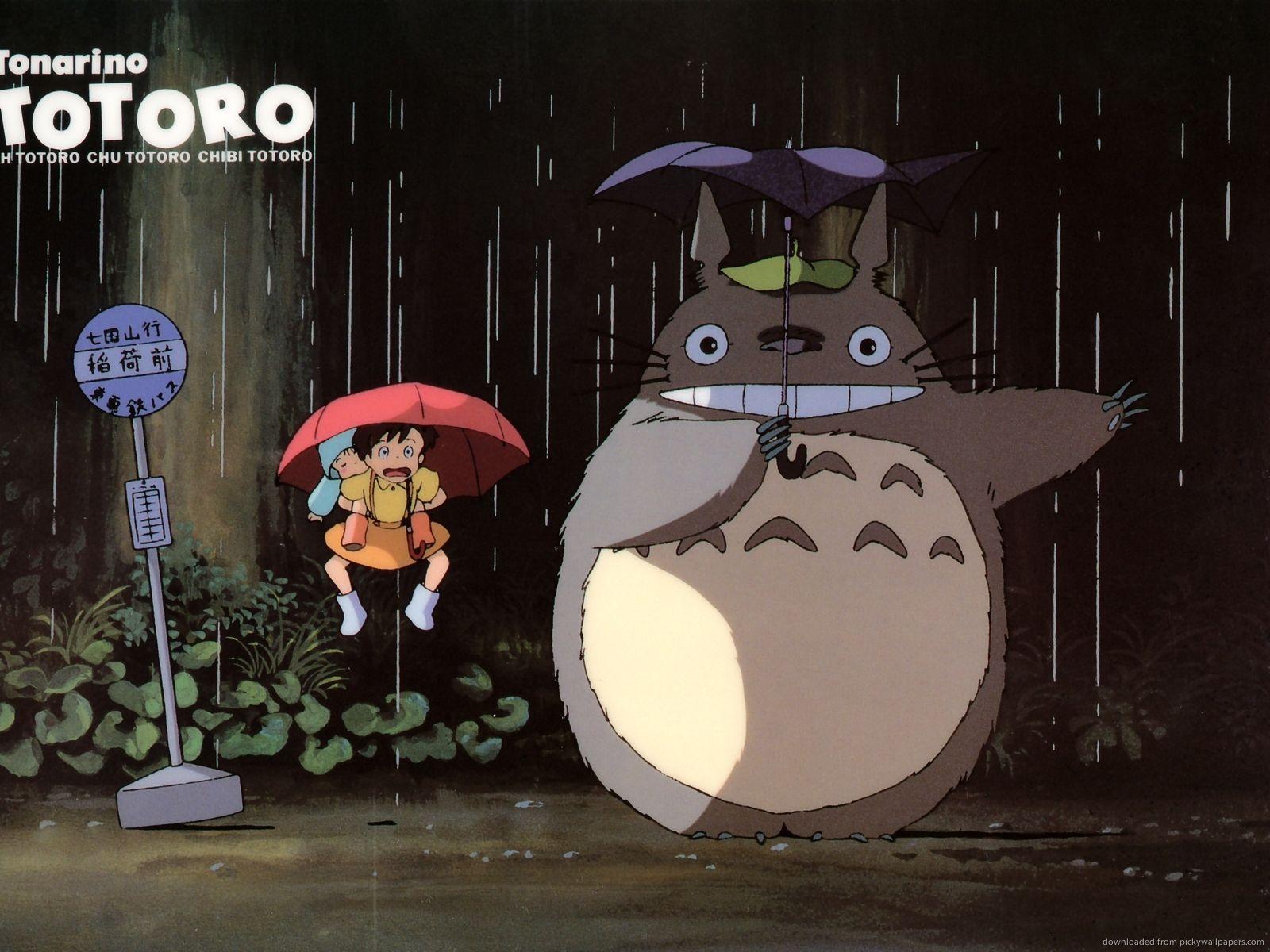 Totoro Bus Stop Wallpapers