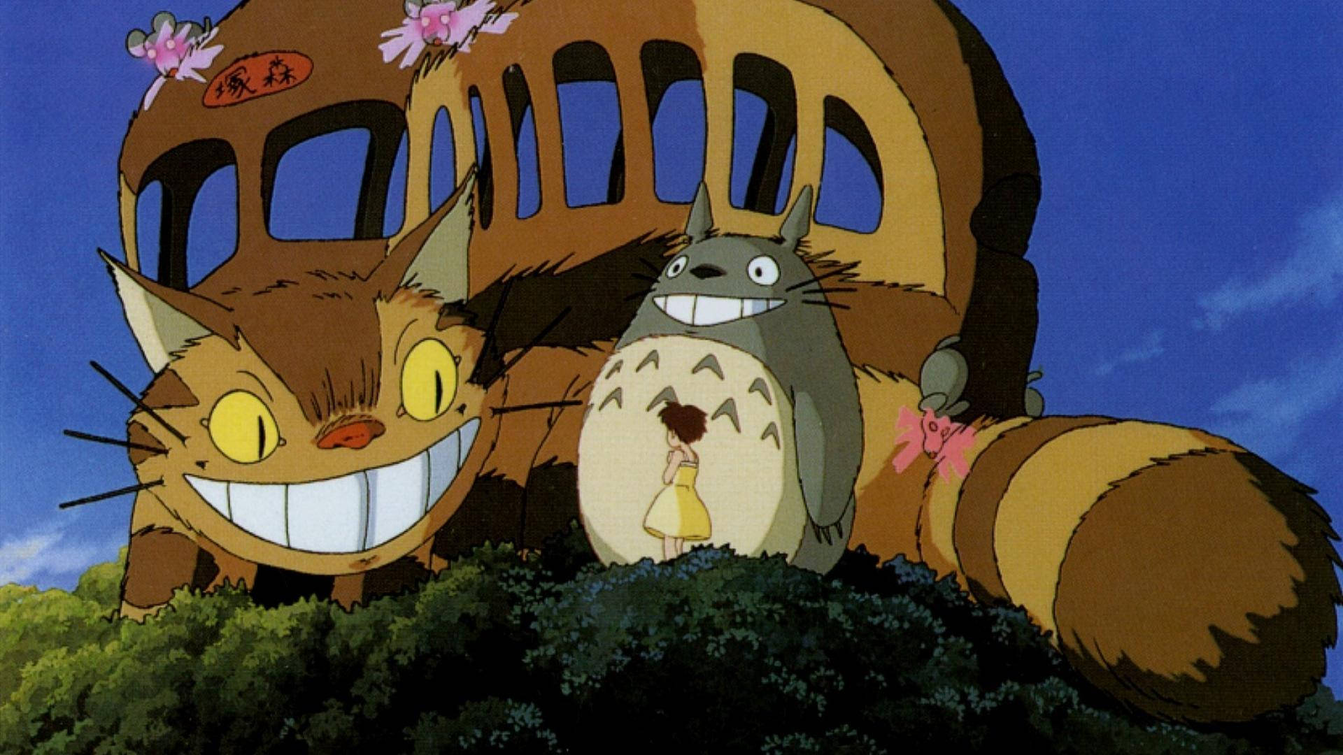 Totoro Bus Stop Wallpapers