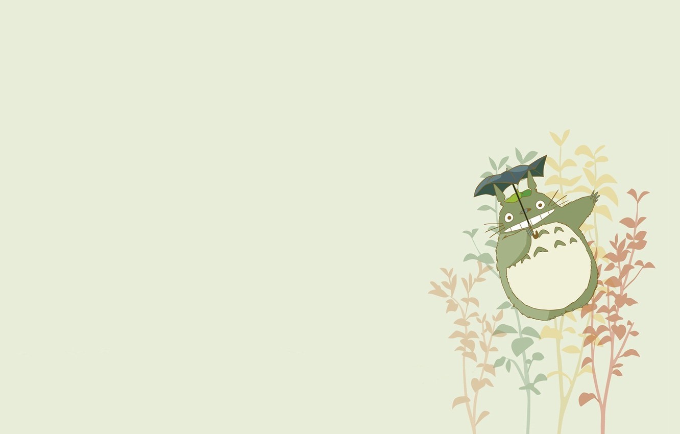 Totoro Minimalist Wallpapers