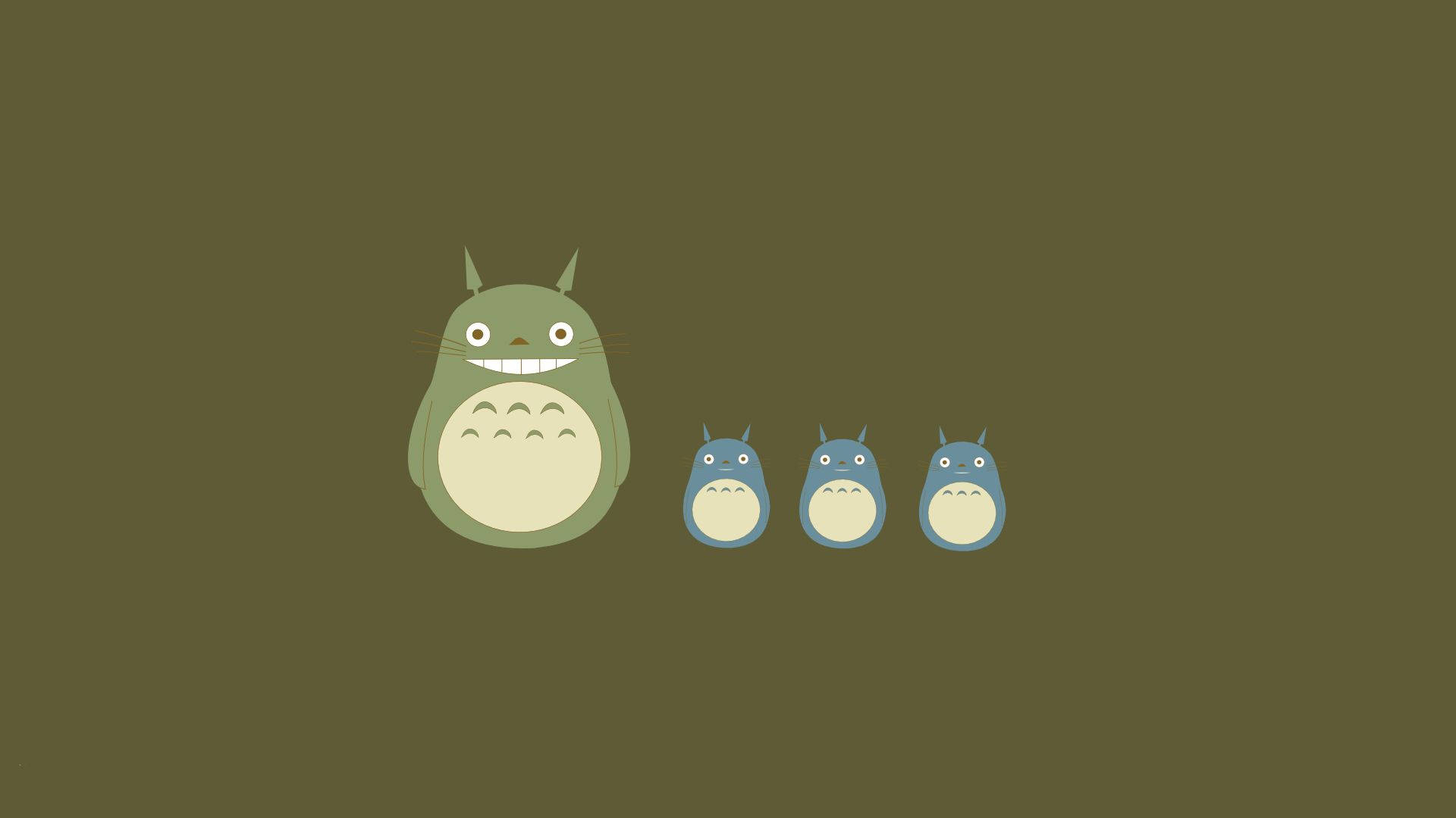 Totoro Minimalist Wallpapers