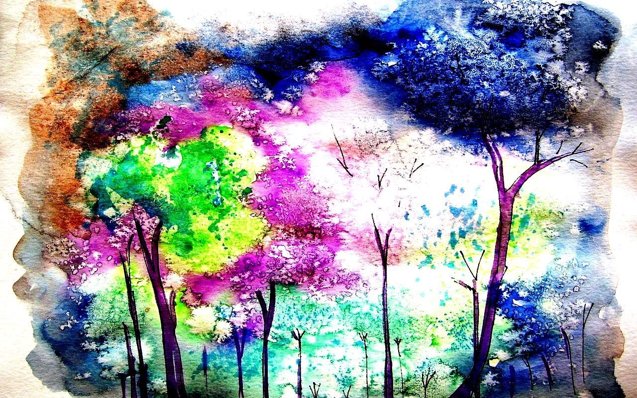 Tree Painting Images Wallpapers