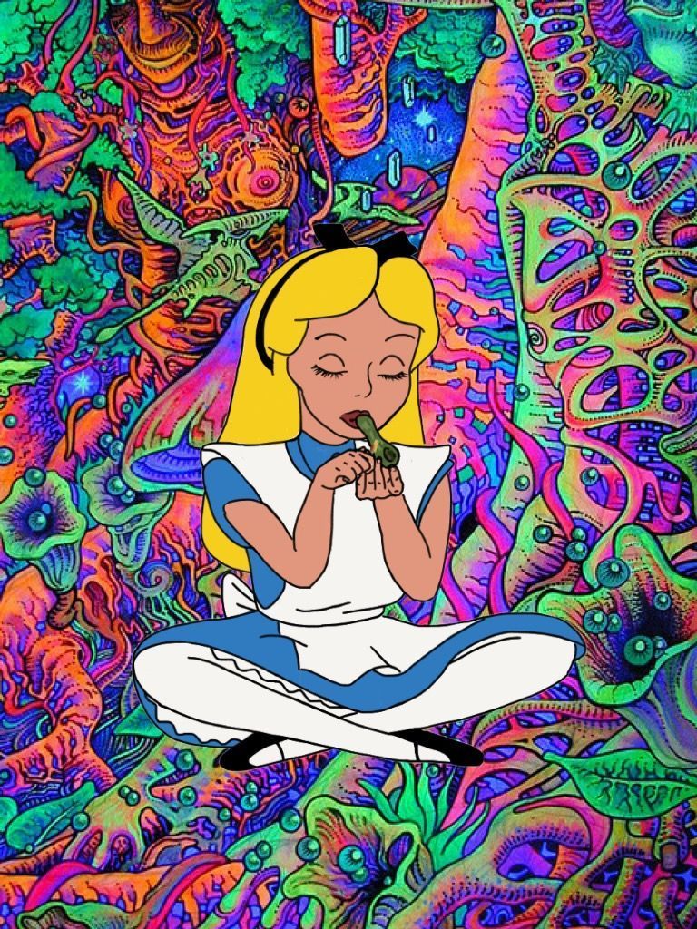 Trippy Aesthetic Smoke Trippy Stoned Animated Characters Wallpapers