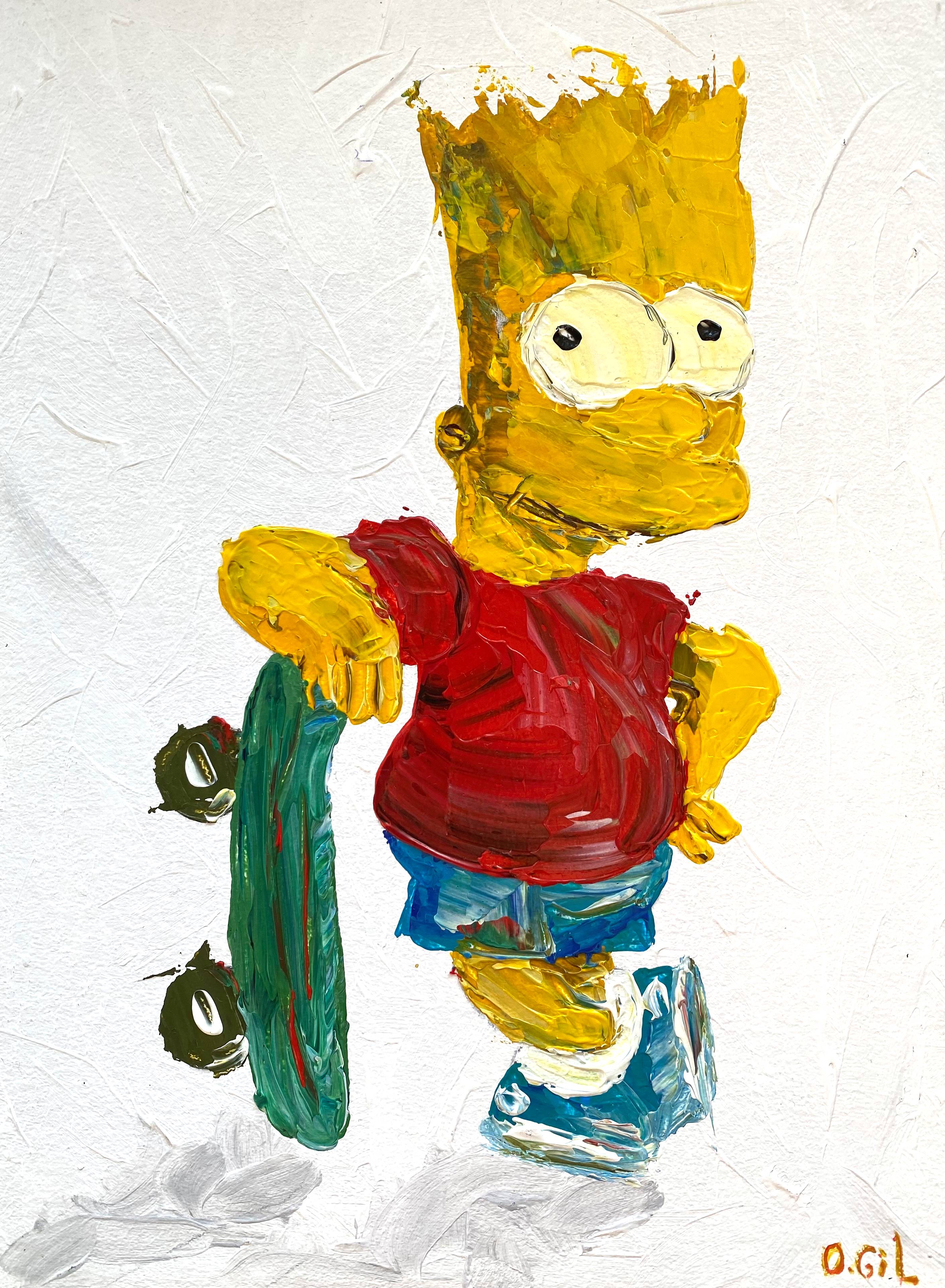 Trippy Bart Simpson Drawing Wallpapers