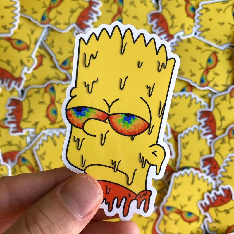 Trippy Bart Simpson Drawing Wallpapers