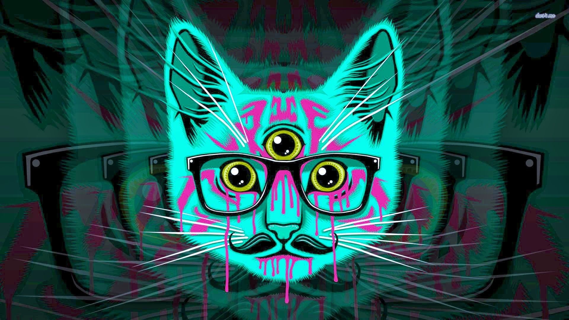 Trippy Cat Wallpapers