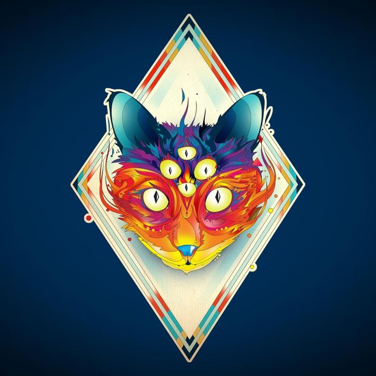 Trippy Cat Wallpapers