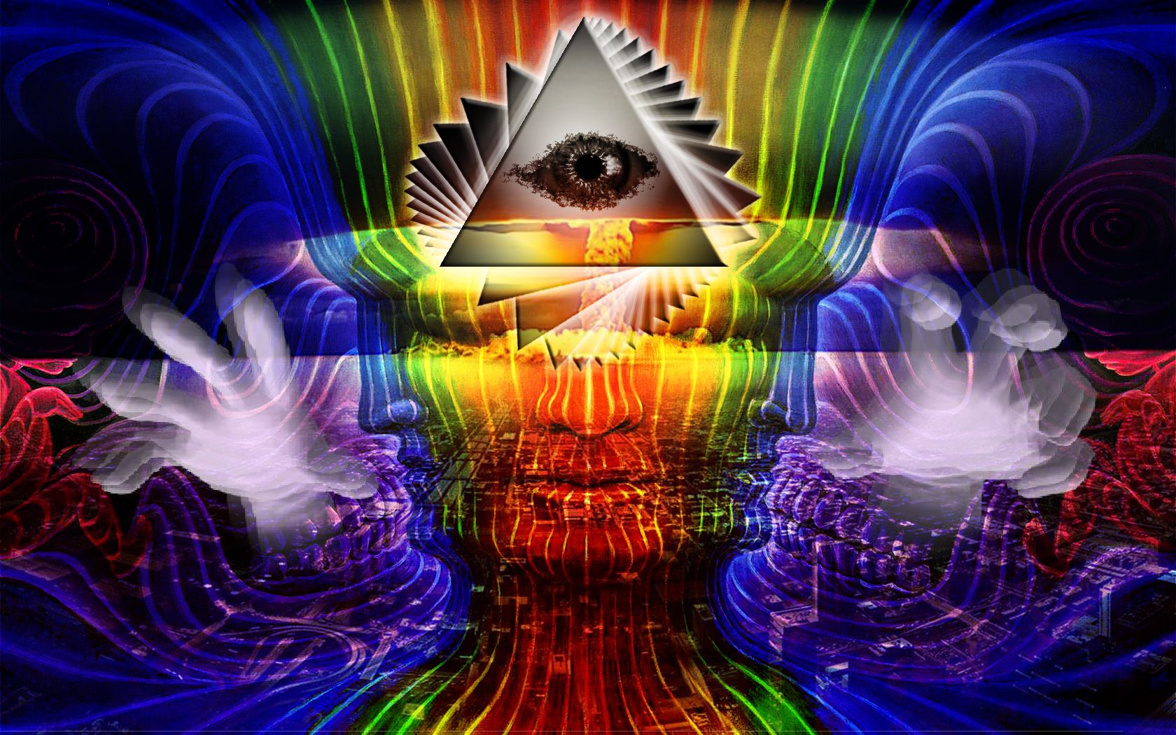 Trippy Galaxy Illuminati Wallpapers