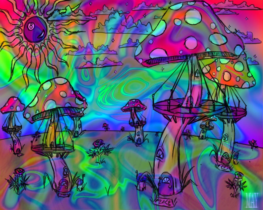 Trippy Mushroom Wallpapers