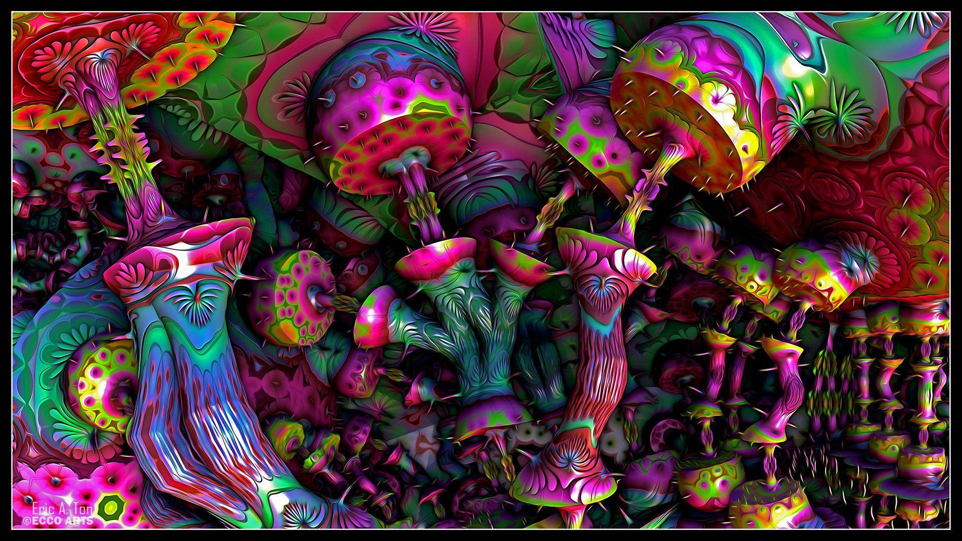 Trippy Mushroom Wallpapers