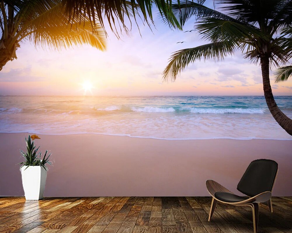 Tropical Beach Sunrise Wallpapers