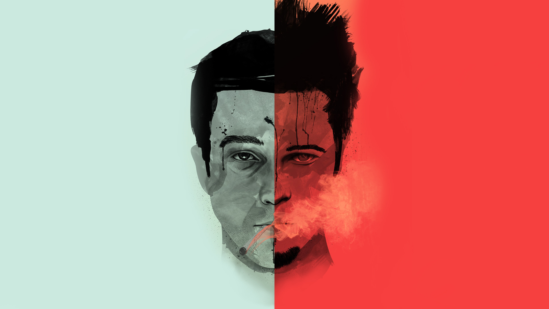Two Faces Artwork Wallpapers