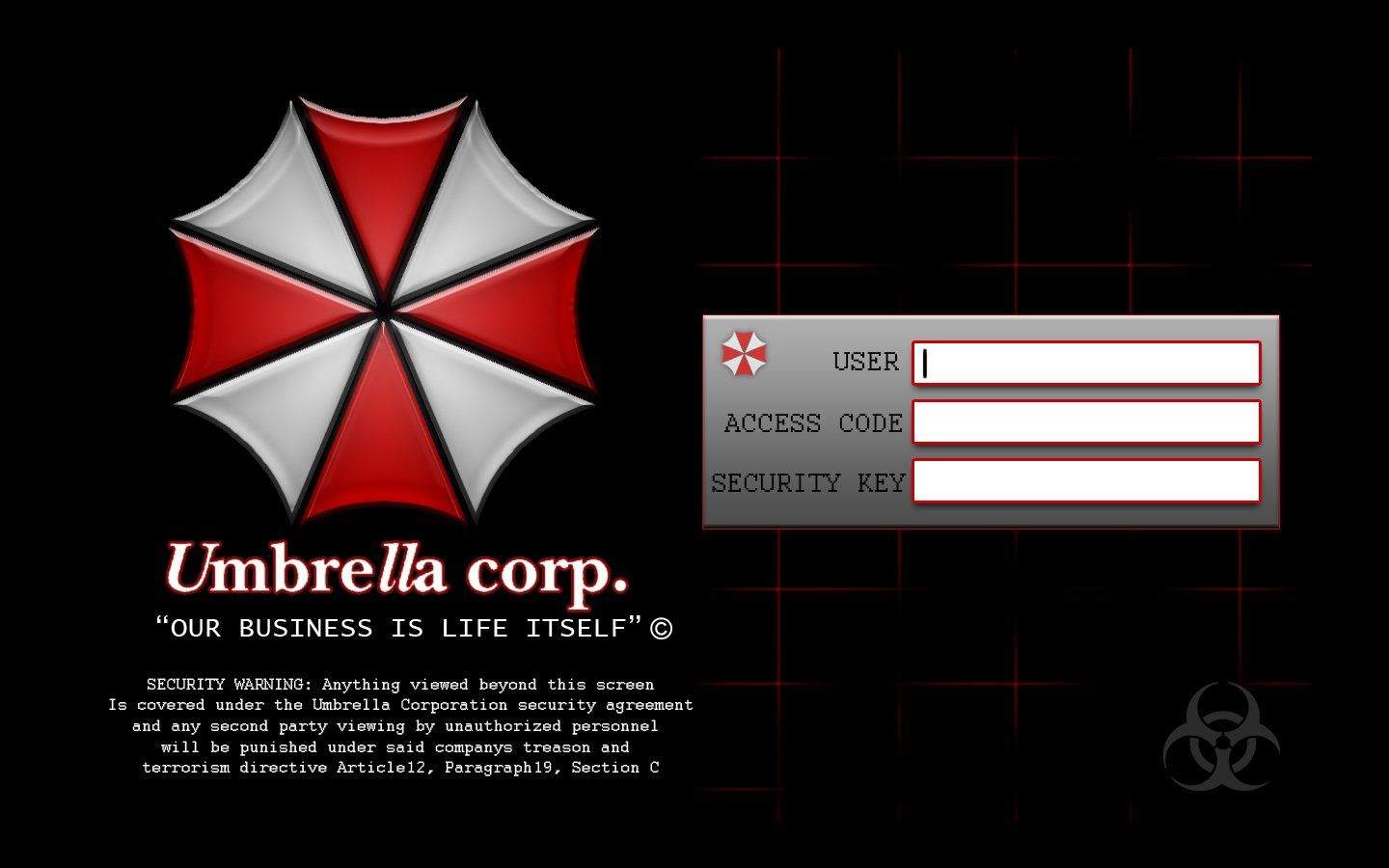 Umbrella Corporation 1920X1200 Wallpapers