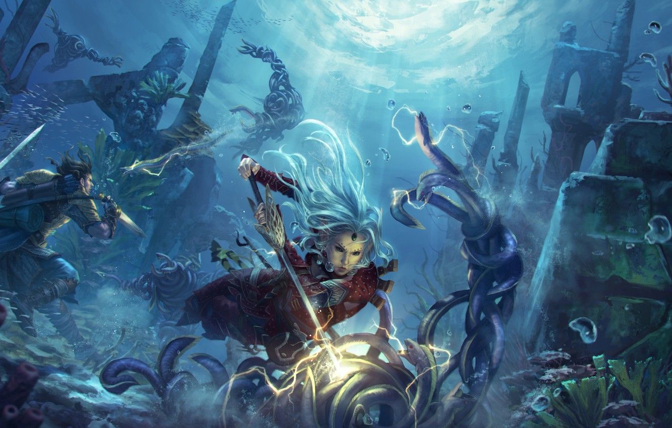 Underwater Palace Fantasy Wallpapers