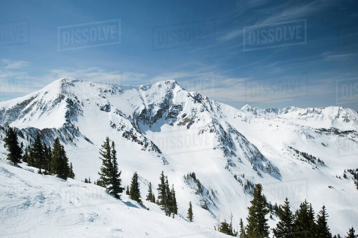 Utah Winter Mountains Wallpapers