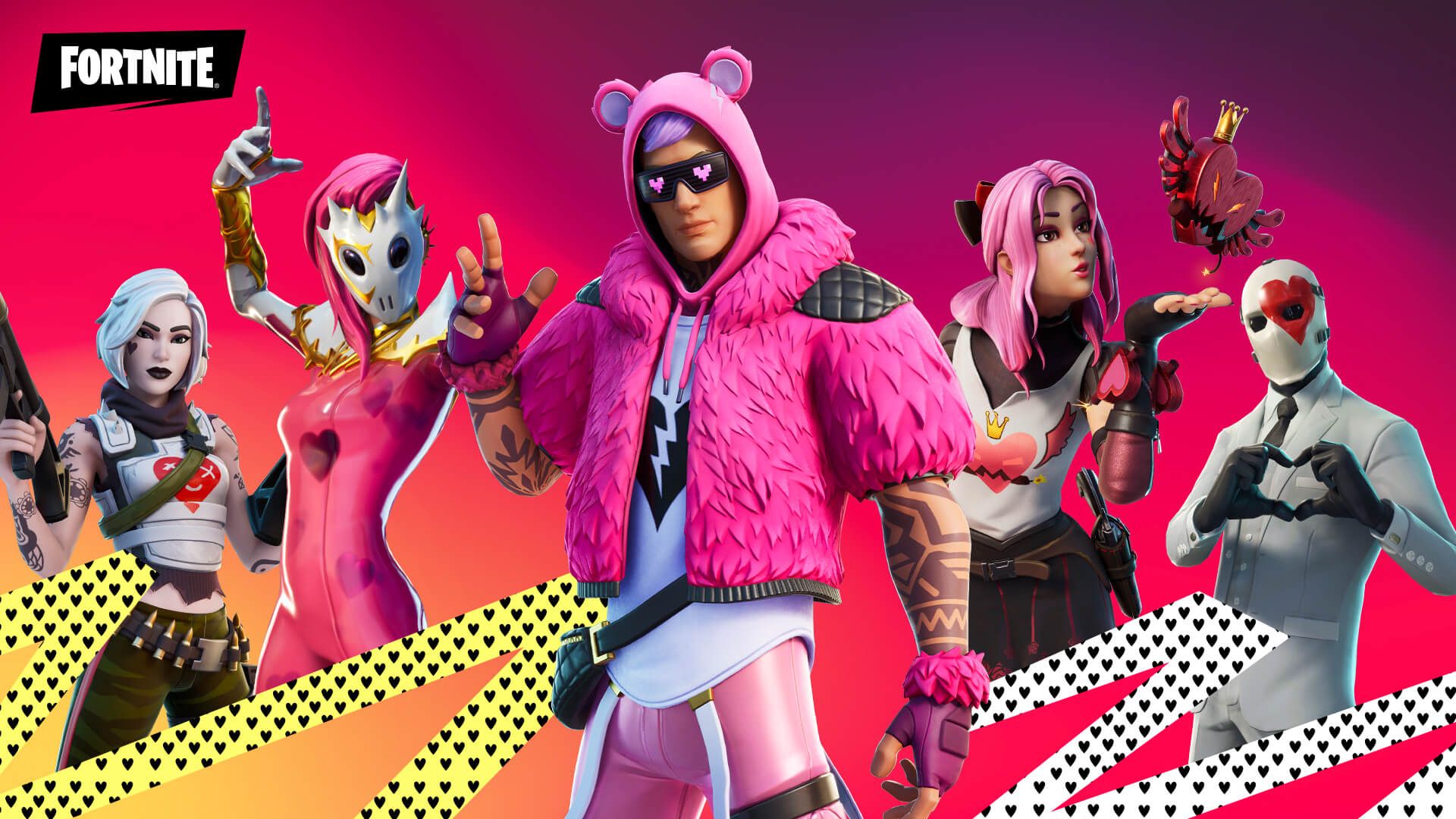 Valentine Skin Fortnite Wallpapers