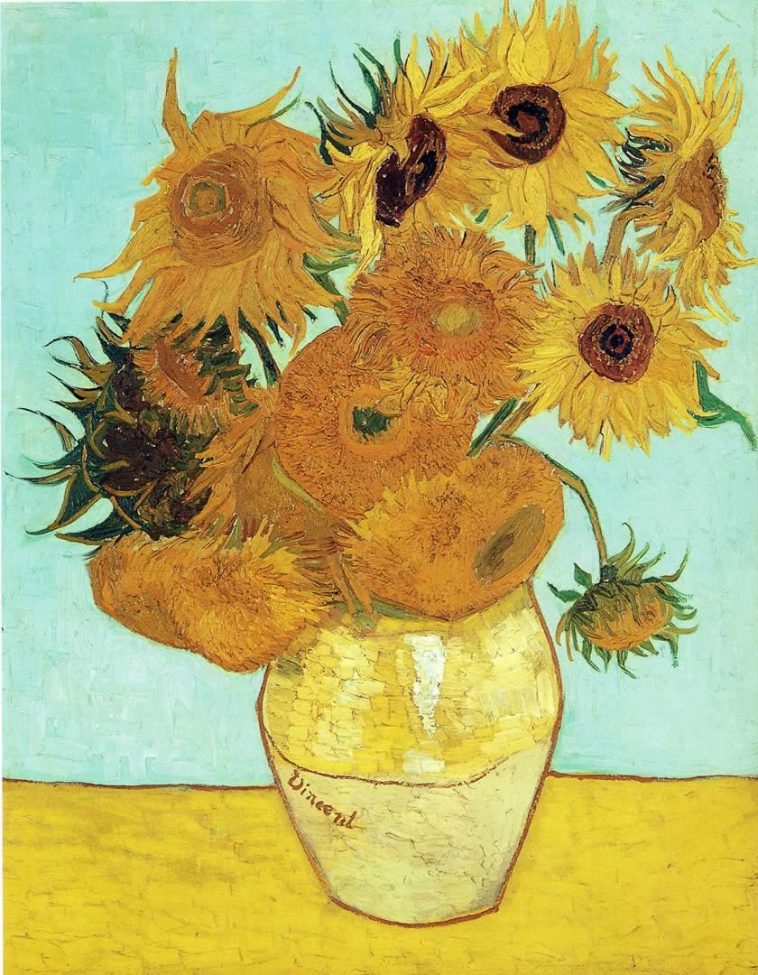 Van Gogh Sunflower Wallpapers