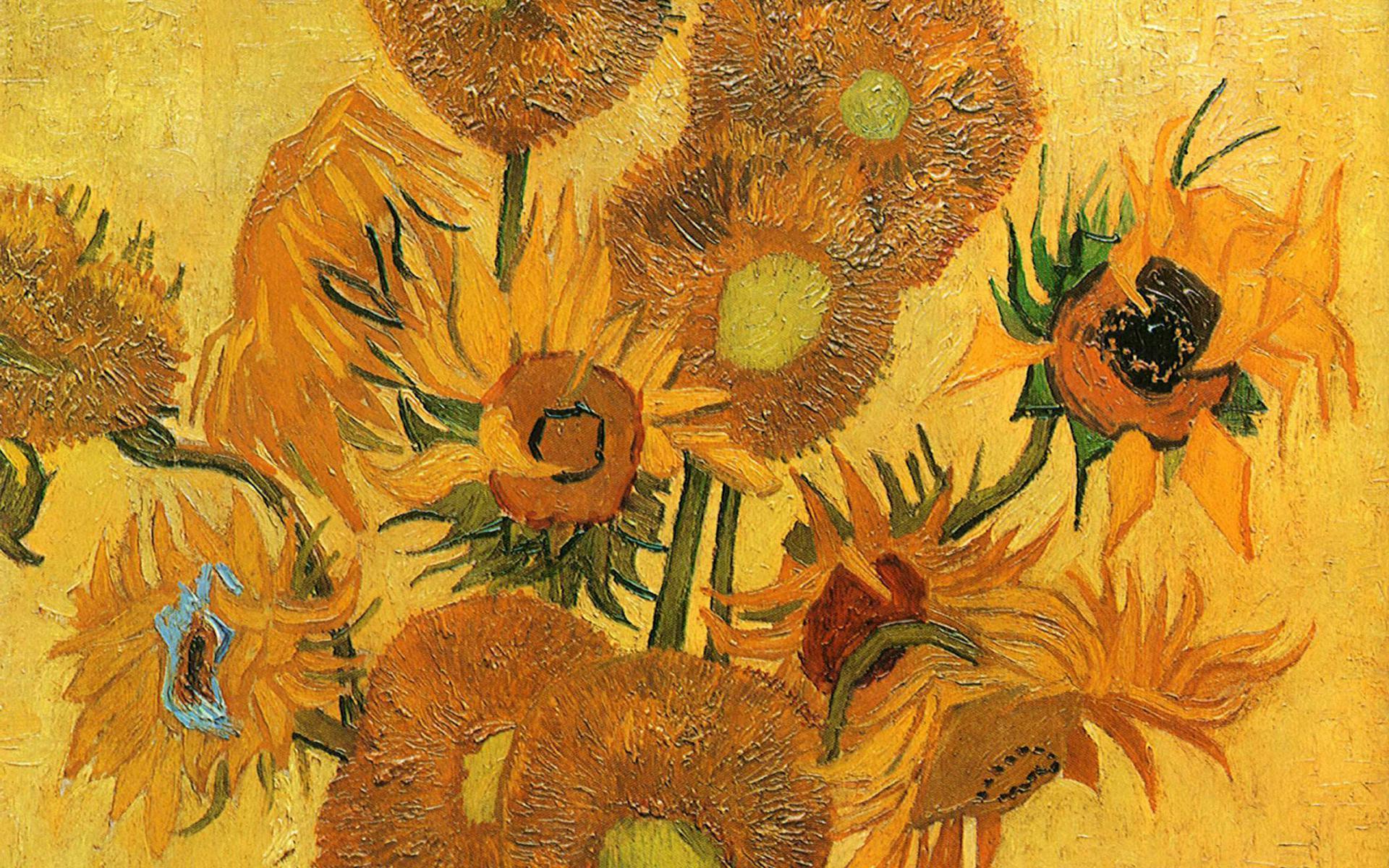 Van Gogh Sunflower Wallpapers