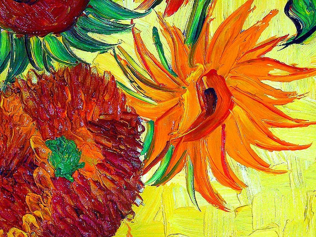 Van Gogh Sunflower Wallpapers