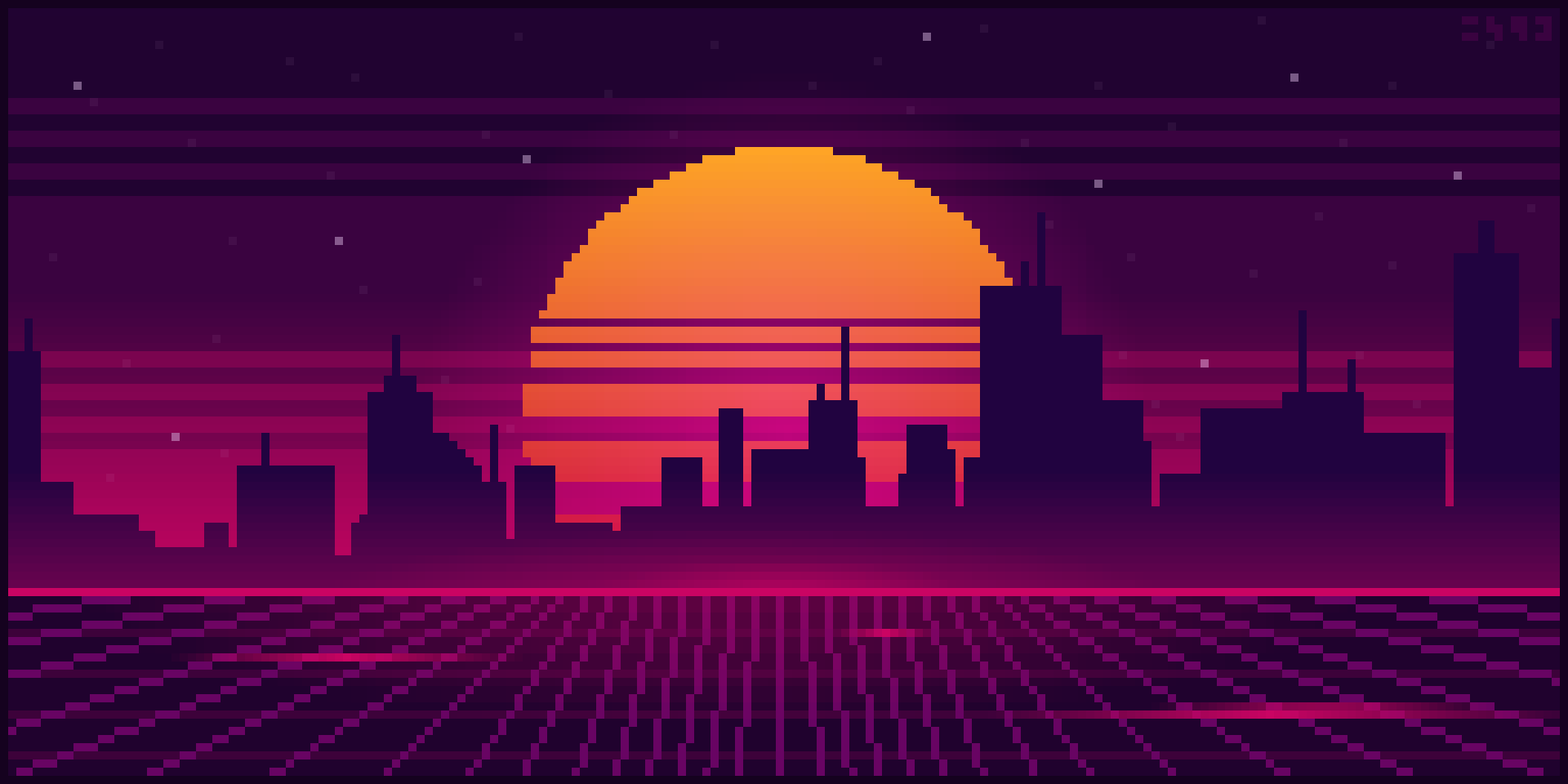 Vaporwave Pixel Art Wallpapers