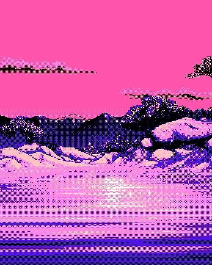 Vaporwave Pixel Art Wallpapers