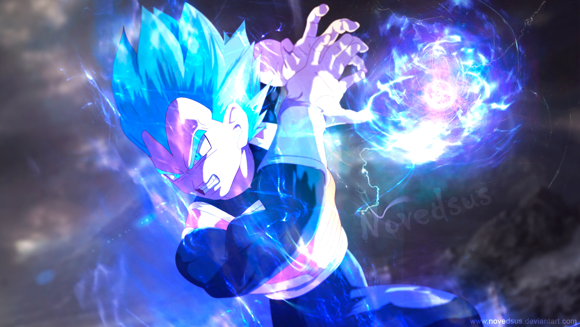 Vegeta Royal Blue Wallpapers