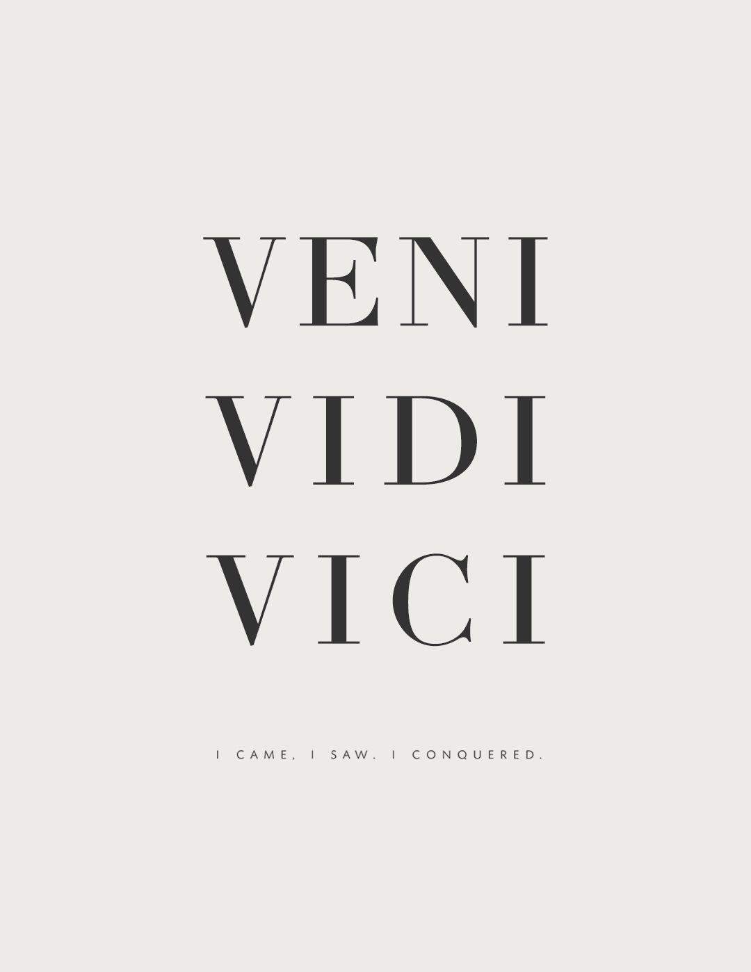 Veni Vidi Vici Wallpapers