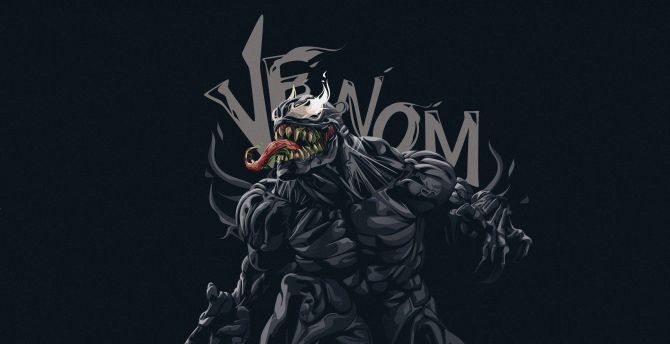 Venom Minimalist Wallpapers