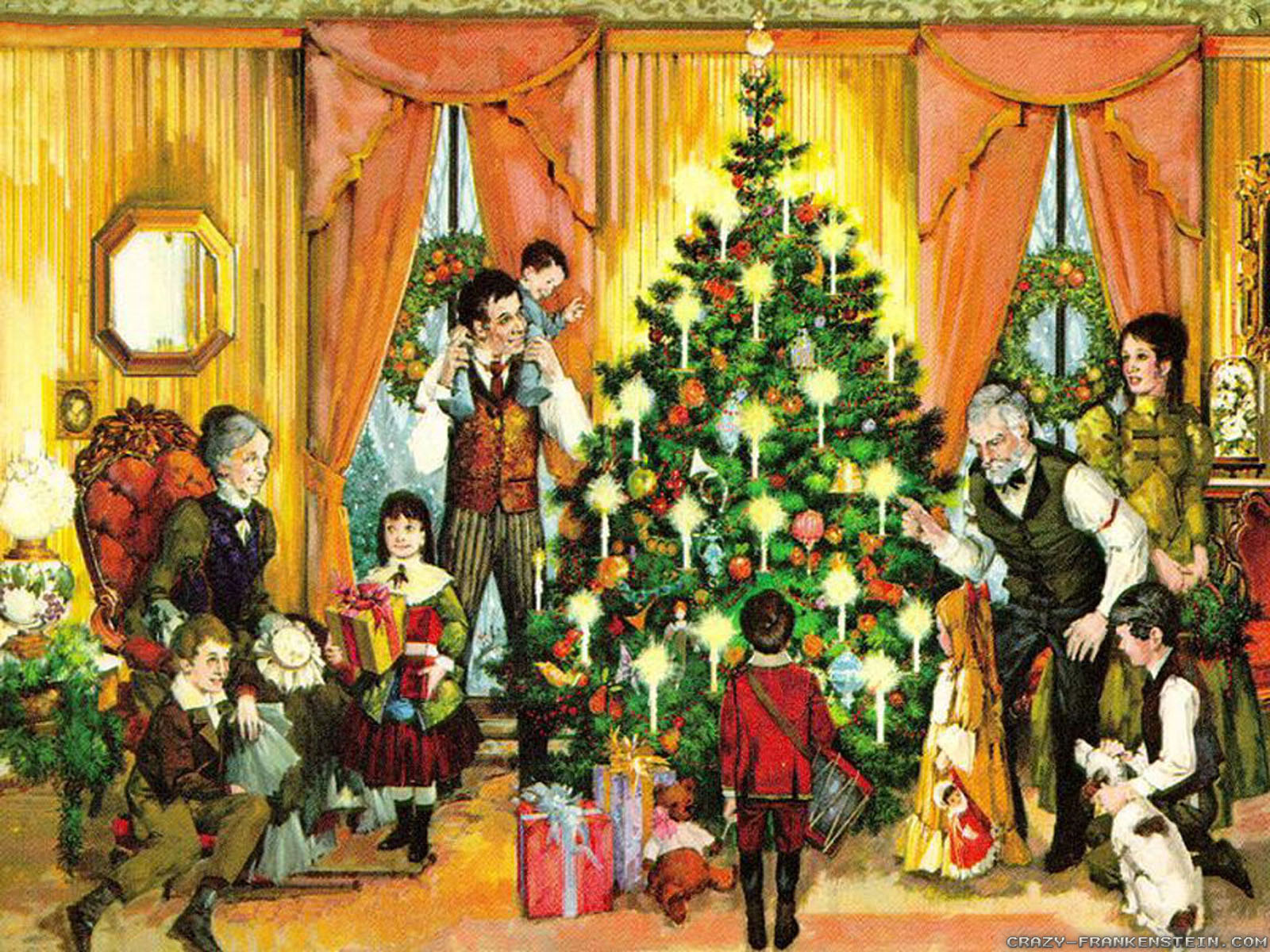 Victorian Christmas Wallpapers