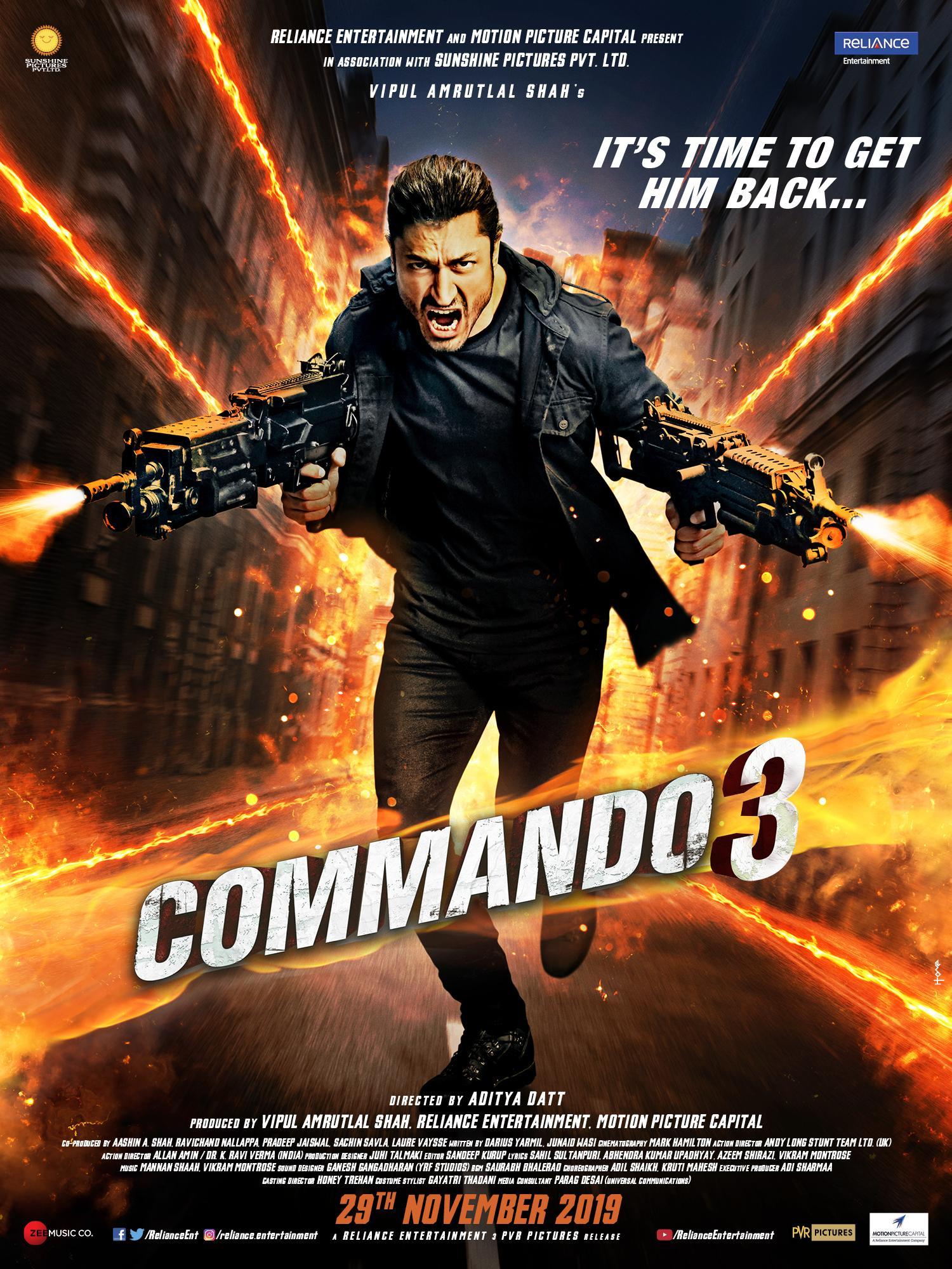 Vidyut Jamwal Commando 3 Wallpapers