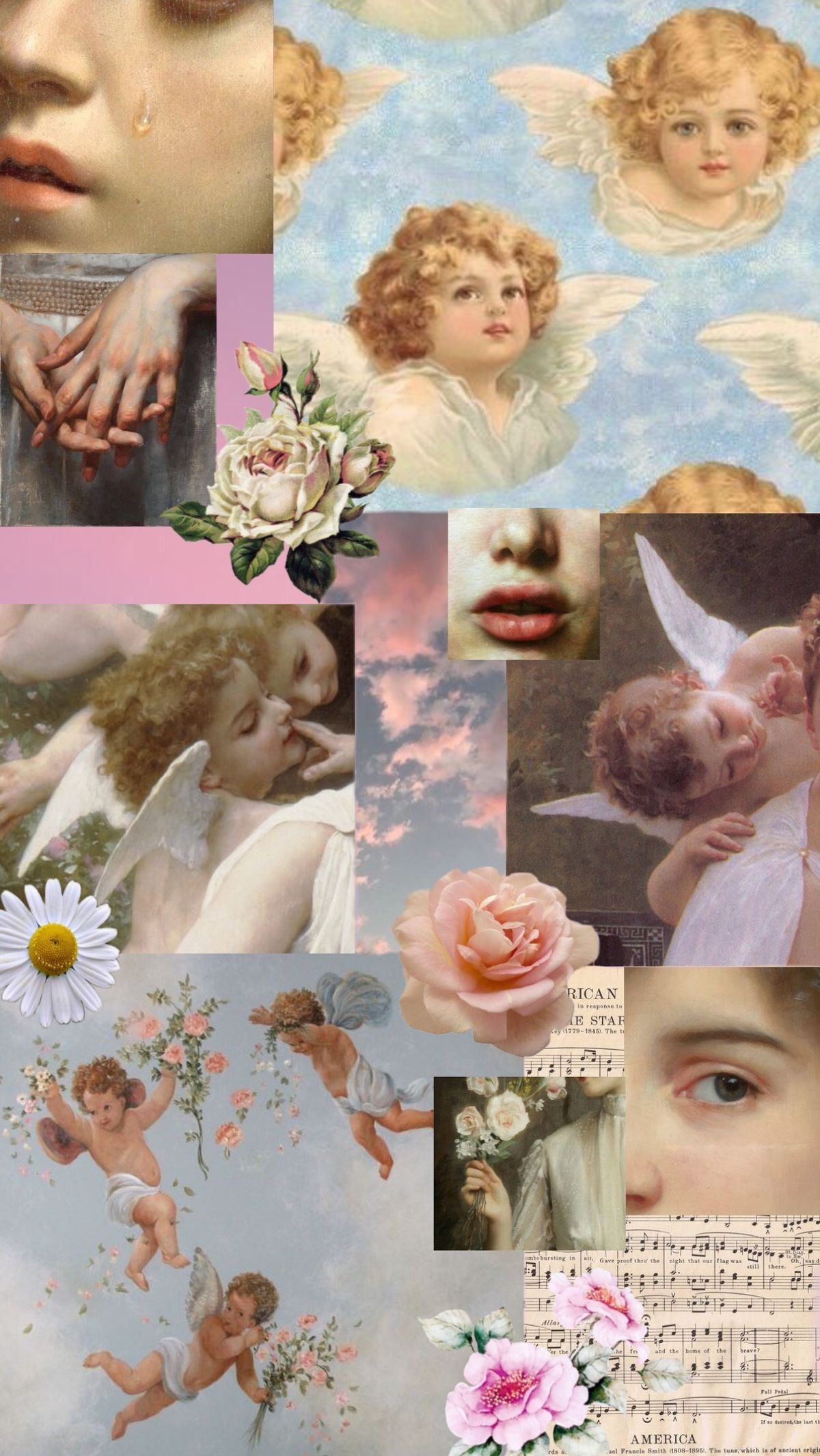 Vintage Angel Aesthetic Wallpapers