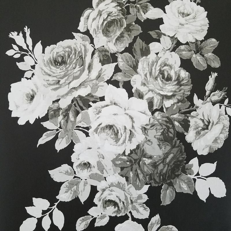 Vintage Black And White Flowers Wallpapers