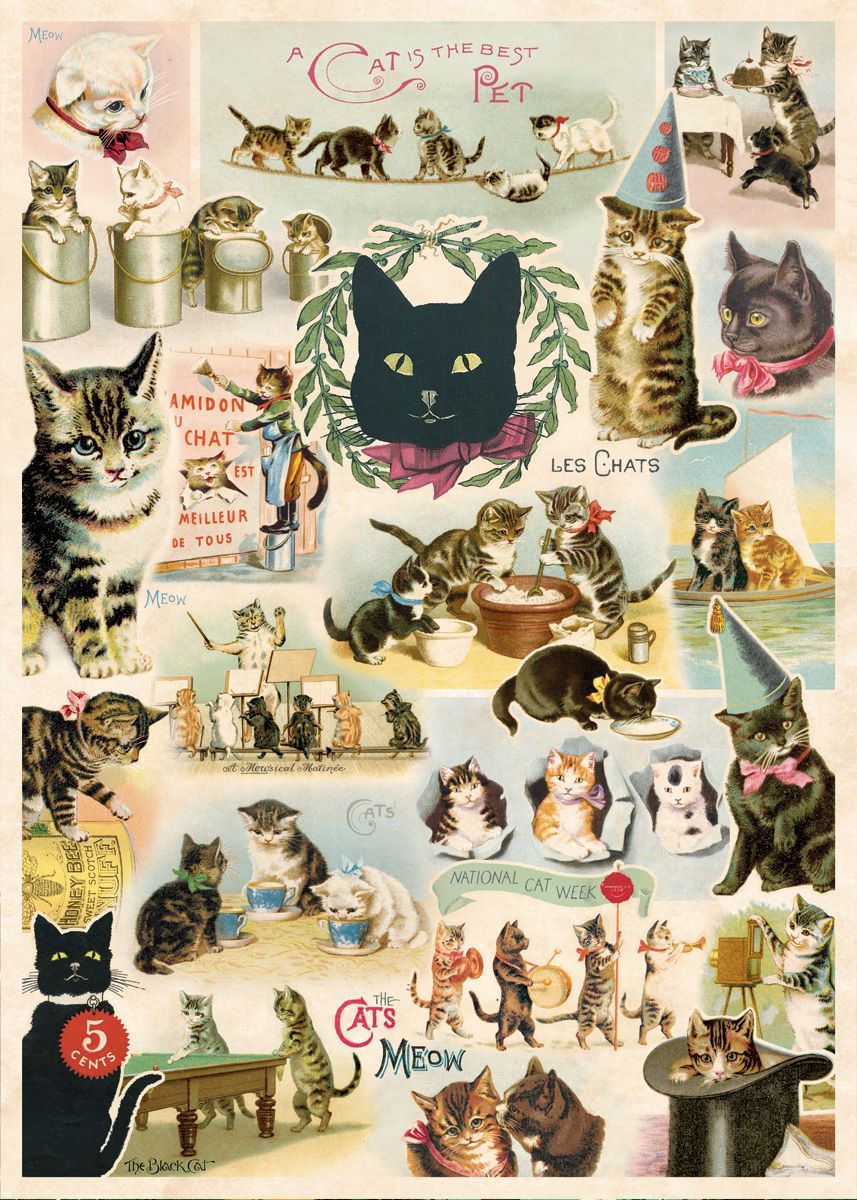 Vintage Cat Wallpapers