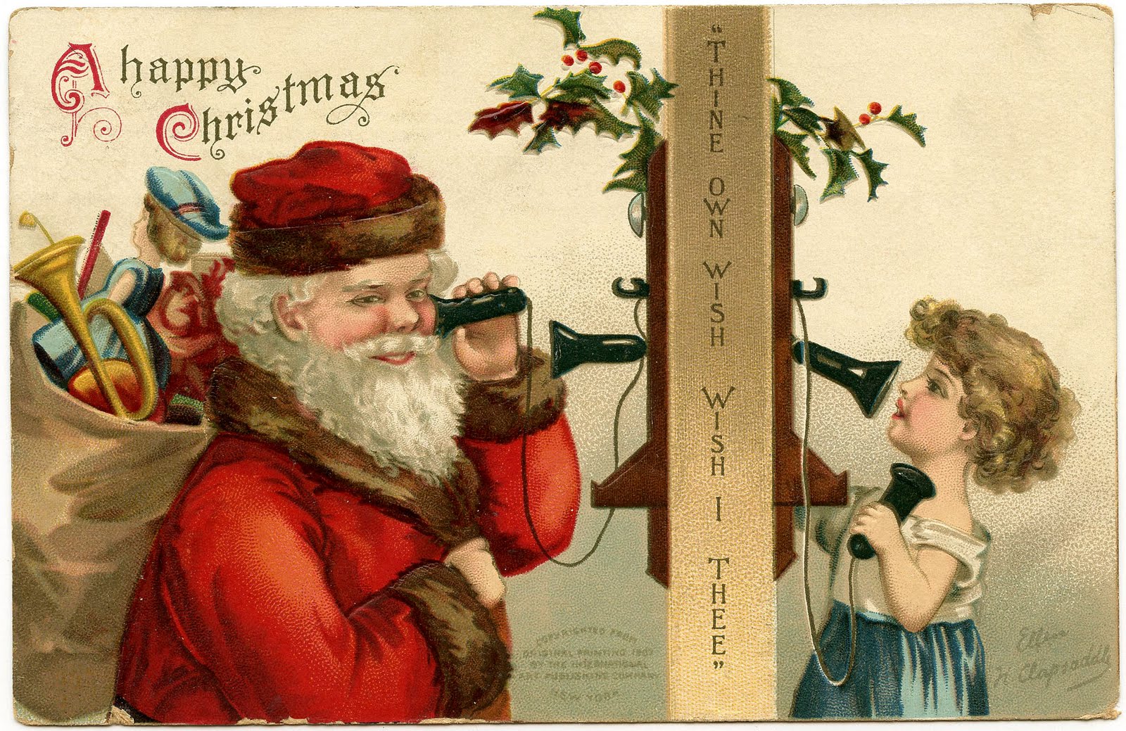 Vintage Christmas Scenes Wallpapers